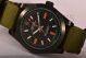 Fake Rolex Milgauss Black Dial Green Nylon PVD Watch