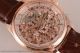 Replica Pateck Philippe Complicated Skeleton Dial Brown Leather Rose Gold Watch (GF)