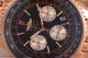 Fake Breitling Navitimer 01 Chronograph Black Dial Full Rose Gold Watch
