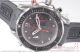 1:1 Replica Omega Seamaster Diver 300M ETNZ Chrono Grey Dial Black Rubber Steel Watch (EF)