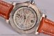 Fake Breitling Superocean Steelfish White Dial Brown Leather Steel Watch