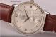 Fake Omega De Ville Co-Axial Silver Dial Brown Leather Steel Watch