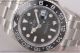 Fake Rolex GMT-Master II Clone Rolex 3186 Black Dial Full Steel Watch (NOOB)
