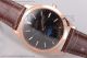 Patek Philippe Complications Black Dial Brown Leather 1:1 Replica Rose Gold Watch