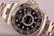 Fake Rolex GMT-Master II Chronometer Black Dial Black Bezel Steel Watch