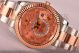 Fake Rolex Sky-Dweller Rose Gold Dial Two Tone Watch