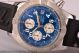 Swiss Breitling Copy Avenger Seawolf Chronogrpah Blue Dial Black Rubber Steel Watch