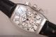 Fake Franck Muller Mariner Chrono White Dial Black Leather Steel Watch