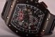 Best Replica Richard Mille RM005 FM Skeleton Dial Black Inner Bezel Black Rubber PVD Watch