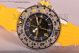 1:1 Replica Richard Mille RM028 Skeleton Dial Yellow Rubber Steel Watch