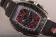 Fake Franck Muller Conquistador F1 Singapore GP Chrono Black Dial Black Rubber Steel Watch