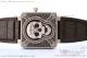 Replica Bell&Ross BR 01-92 Skull Dial Steel Leather Watch