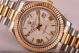 Replica Rolex Day-Date II White Dial Roman Numeral Markers Two Tone Watch