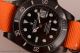 Fake Rolex Submariner Pro Hunter Black Dial Orange Nylon PVD Watch