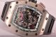 Best Replica Richard Mille RM005 FM Skeleton Dial Green Inner Bezel Black Rubber Steel Watch