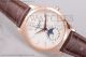 1:1 Replica Patek Philippe Complications White Dial Brown Leather Rose Gold Watch
