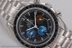 Fake Omega Speedmaster Chrono Black Dial Full Steel Watch