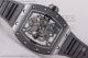 Richard Mille RM 055 Skeleton Dial Black Rubber Best Replica PVD Watch