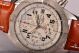 Fake Breitling Avenger Seawolf Chronogrpah White Dial Brown Leather Steel Watch